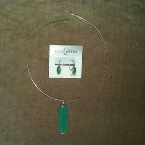 Anne Klein 2 earrings and necklace